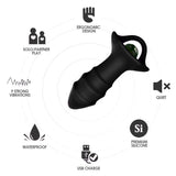 ARMONY - KYLIN FINGERVIBRATOR & ANALPLUG FERNBEDIENUNG SCHWARZ - Vanelion Paradise