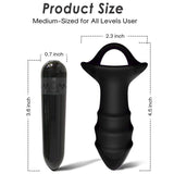 ARMONY - KYLIN FINGERVIBRATOR & ANALPLUG FERNBEDIENUNG SCHWARZ - Vanelion Paradise