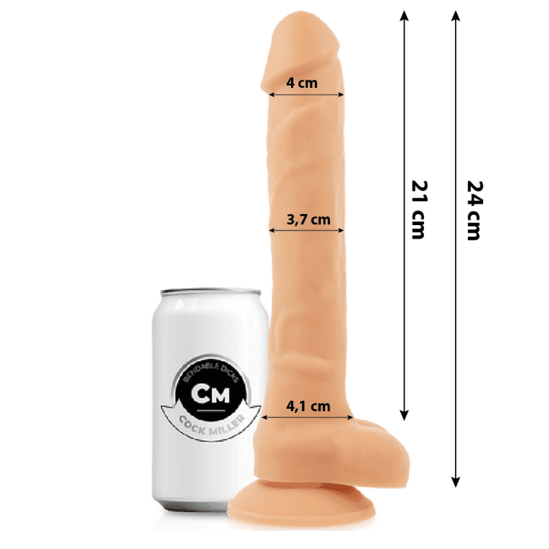 COCK MILLER - SILIKON-DICHTE ARTIKULIERBARES COCKSIL 24 CM - Vanelion Paradise