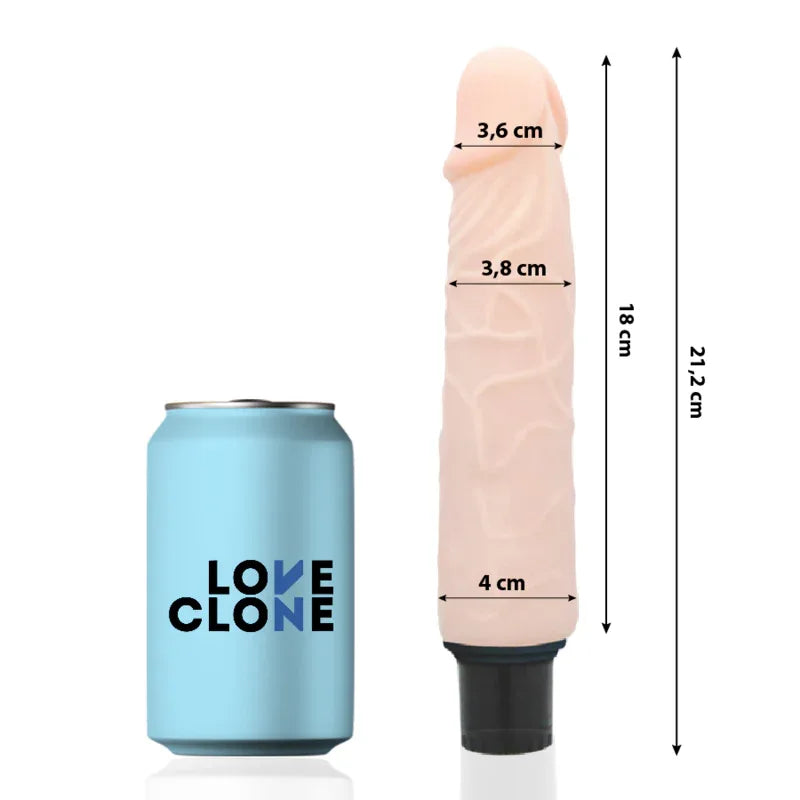 LOVECLONE - FINN SELBSTSCHMIERENDER VIBRATOR 21.2 CM -O- 3.8 CM - Vanelion Paradise
