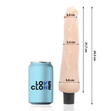 LOVECLONE - RAGNAR SELBSTSCHMIERENDER VIBRATOR 24.5 CM -O- 3.5 CM - Vanelion Paradise