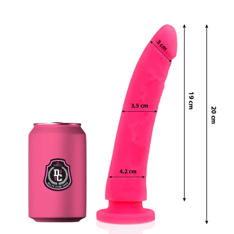 DELTA CLUB - TOYS ROSA DILDO MEDIZINISCHES SILIKON 20 CM -O- 4 CM - Vanelion Paradise
