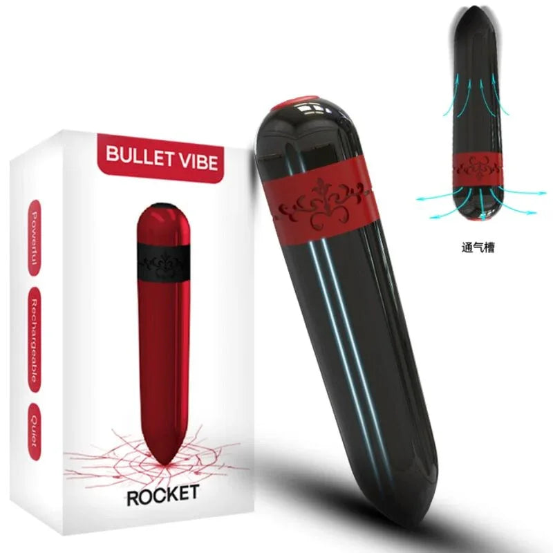 ARMONY - ROCKET VIBRATOR BULLET FERNBEDIENUNG SCHWARZ - Vanelion Paradise