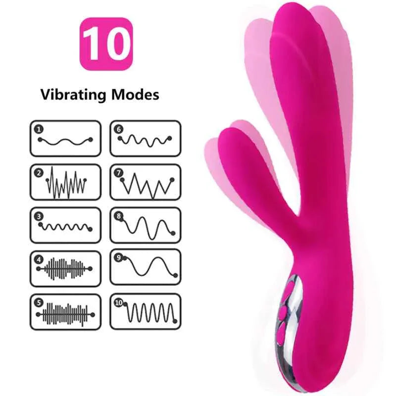 ARMONY - FLEXIBLER VIBRATOR & STIMULATOR MIT FUCHSIA-WRMEEFFEKT - Vanelion Paradise