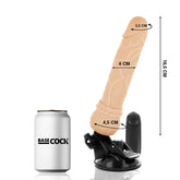 BASECOCK - REALISTISCHER VIBRATOR MIT FERNBEDIENUNG NATÜRLICHER 19.5 CM -O- 4 CM - Vanelion Paradise
