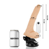BASECOCK - REALISTISCHER VIBRATOR MIT FERNBEDIENUNG NATÜRLICH 19 CM -O- 4 CM - Vanelion Paradise