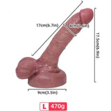 ARMONY - REALISTISCHER FLÜSSIGSILIKONDILDO 17 CM - Vanelion Paradise