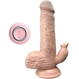 ARMONY - REALISTISCHER VIBRATOR & STOßDILDO MIT ZUNGENSTIMULATOR 19 CM - Vanelion Paradise