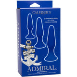 CALEXOTICS - ADMIRAL KIT 3 ANALPLUG BLAU - Vanelion Paradise