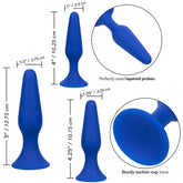 CALEXOTICS - ADMIRAL KIT 3 ANALPLUG BLAU - Vanelion Paradise