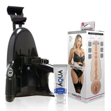 FLESHLIGHT - MIA MALKOVA VAGINA LVL UP + UNIVERSAL LAUNCH + SCHMIERMITTEL IN AQUA-QUALITÄT 50 ML - Vanelion Paradise
