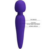 PRETTY LOVE - MEREDITH MASSAGER 12 VIBRATIONSMODI LILA - Vanelion Paradise