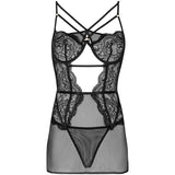 LIVCO CORSETTI FASHION - BARIRIN LC 90633 HEMD + HOSE SCHWARZ - Vanelion Paradise