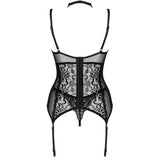 LIVCO CORSETTI FASHION - GIELLANDRA FOR THE SENSES COLLECTION KORSETT + PANTY SCHWARZ - Vanelion Paradise