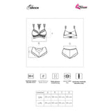 LIVCO CORSETTI FASHION - PALMENOM LC 90614 BH + HÖSCHEN SCHWARZ - Vanelion Paradise