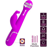 PRETTY LOVE - DEJON RABBIT VIBRATOR 3 IN 1 MULTIFUNKTIONSVIOLETT - Vanelion Paradise