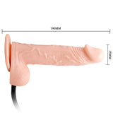 DANCE - REALISTISCHER AUFBLASBARER DILDO MIT SAUGNÄPFEN 15 CM - Vanelion Paradise