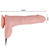 BAILE - AUFBLASBARER REALISTISCHER DILDO MIT SAUGNÄPFEN 15 CM - Vanelion Paradise