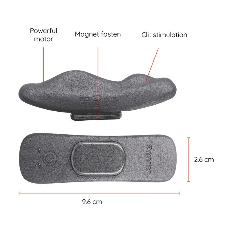 ONINDER - MANILA PANTY WIEDERAUFLADBARER VIBRATOR 9 GESCHWINDIGKEITEN 9,6 CM X 2,6 CM - KOSTENLOSE APP - Vanelion Paradise