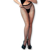 CHILIROSE - CR 4654 STRASS-STRUMPFHOSE SCHWARZ S/M - Vanelion Paradise