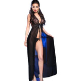 CHILIROSE - CR 3275 BABYDOLL LANG & TANGA SCHWARZ S/M - Vanelion Paradise