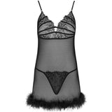 LIVCO CORSETTI FASHION - ZERUNAM SET BABYDOLL + SCHWARZER TANGA - Vanelion Paradise