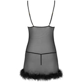 LIVCO CORSETTI FASHION - ZERUNAM SET BABYDOLL + SCHWARZER TANGA - Vanelion Paradise