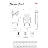 LIVCO CORSETTI FASHION - PERSINNE PEACH SET KORSET + HÖSCHEN + STRÜMPFE - Vanelion Paradise