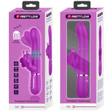 PRETTY LOVE - MULTIFUNKTIONS-KANINCHENVIBRATOR 4 IN 1 SCHMETTERLING FUCHSIA - Vanelion Paradise