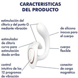 Satisfyer G for Goddess 1 – Rabbit Vibrator Weiß - Vanelion Paradise