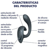 SATISFYER - G FOR GODDESS 1 RABBIT VIBRATOR DUNKELGRAU - Vanelion Paradise