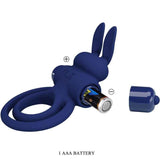 PRETTY LOVE - DAREY DOPPELTER VIBRATIONSRING KANINCHEN BLAU - Vanelion Paradise