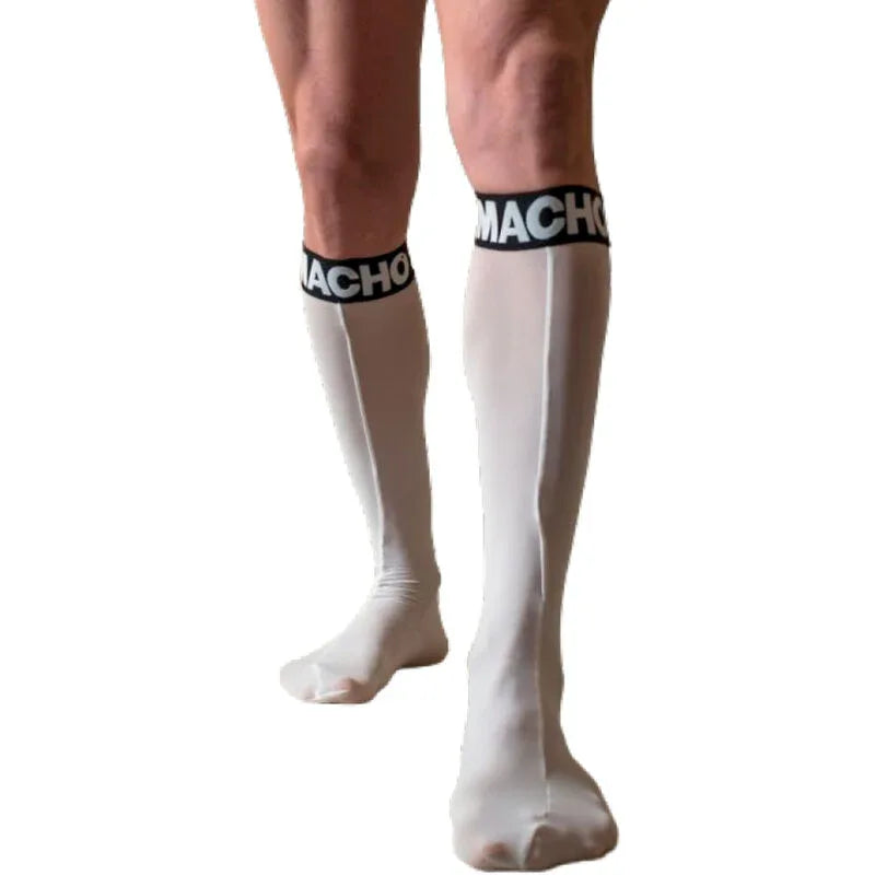 MACHO - DÜNNE SOCKEN EINHEITSGRÖSSE WEISS - Vanelion Paradise