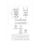 LIVCO CORSETTI FASHION - THIARA LC 20213 SET BODY + STRÜMPFE ROT S/M - Vanelion Paradise