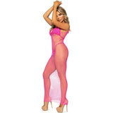 LEG AVENUE - LANGES NETZKLEID PINK EINE GRÖSSE - Vanelion Paradise