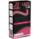 UNIQ - LADY CONDOM LATEXFREIE WEIBLICHE KONDOME MIT STRUMPFGURT 3 EINHEITEN - Vanelion Paradise