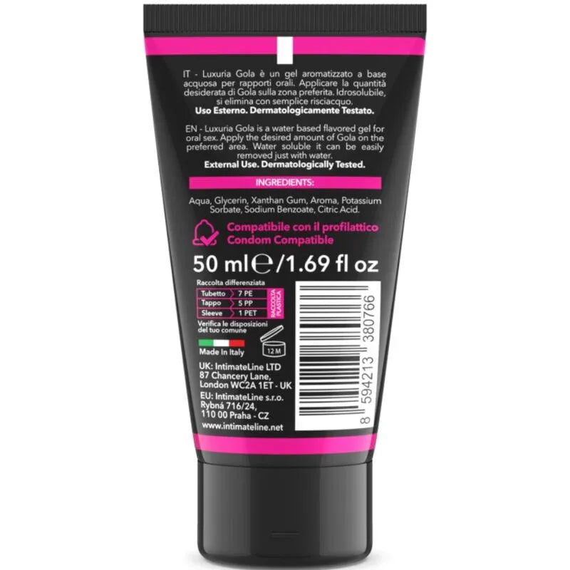 INTIMATELINE LUXURIA - ORAL SEX GEL KIRSCHGESCHMACK 50 ML - Vanelion Paradise