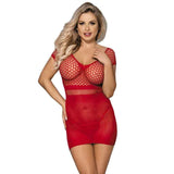 SUBBLIME - 951924 KURZES ROTES HKELKLEID MIT GRILL EINE GRÖSSE - Vanelion Paradise