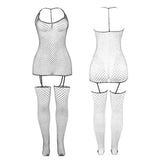 SUBBLIME - 951955 GLNZENDER NETZ-BODYSTOCKING EINE GRÖSSE - Vanelion Paradise