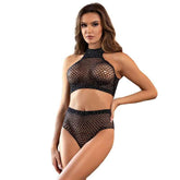 SUBBLIME - 952082 NETZ SET MIT STRASS SCHWARZ EINE GRÖSSE - Vanelion Paradise