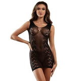 SUBBLIME - 952167 KURZER ELASTISCHER NETZ-KLEID SCHWARZ EINE GRÖSSE - Vanelion Paradise