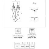 LIVCO CORSETTI LUISINA Schwarzer Spitzenbody - Vanelion Paradise