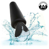 CALEXOTICS - ROCK BOTTOM TAPERED ANAL PLUG 10 VIBRACIONES SILIKON SCHWARZ - Vanelion Paradise