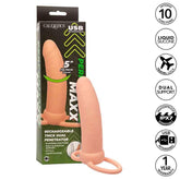 CALEXOTICS - MAXX THICK DUAL PENETRATOR 10 VIBRATIONEN FLEISCH - Vanelion Paradise