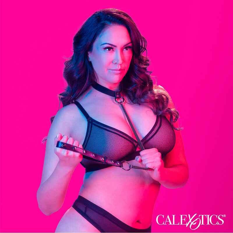 CALEXOTICS - EUPHORIA KETTENHALFTERHALSBAND UND LEINE ÜBERGRÖSSE - Vanelion Paradise