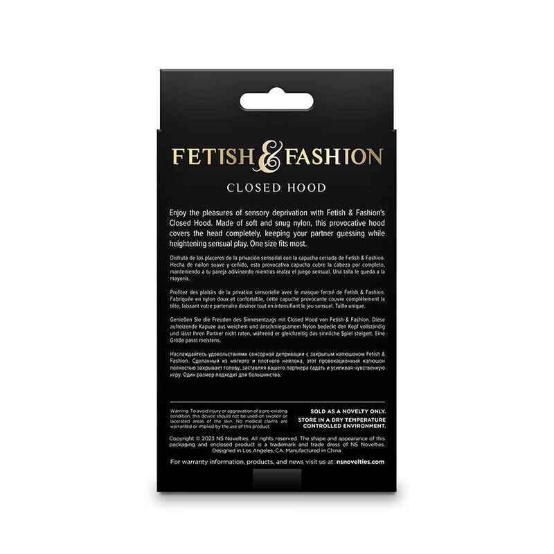 NS NOVELTIES - FETISH & FASHION GESCHLOSSENE MASKE NYLON WEISS - Vanelion Paradise