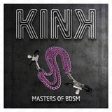 KINK - NIPPELKLEMMEN MIT 3 KETTEN LILA 20/23/28 CM - Vanelion Paradise