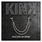 KINK - NIPPELKLEMMEN MIT 2 DICKEN KETTEN SILBER 20/23 CM - Vanelion Paradise