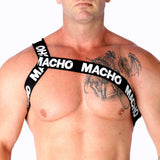 MACHO - RÖMISCHES HARNESS WEISS S/M - Vanelion Paradise