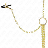 KINK - 4 Nippel- und Kitzlerklammern, verstellbar, Gold - Vanelion Paradise